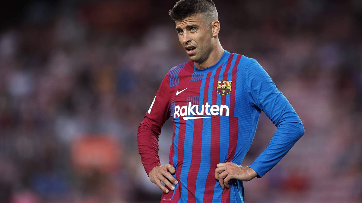 Piqué durante un partido del Barça Piqué durante un partido del Barça