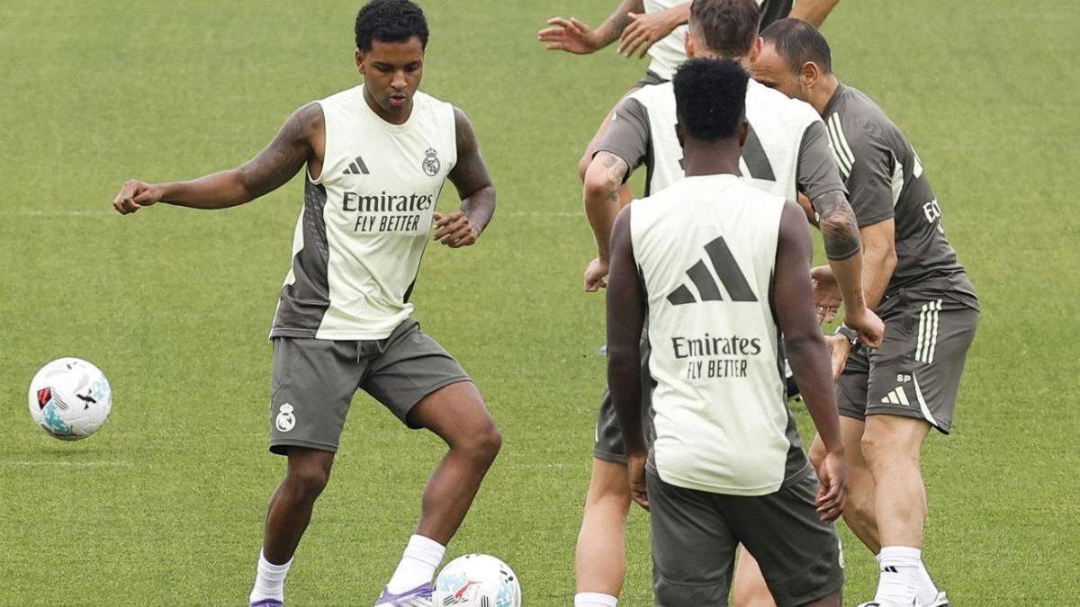 Entreno del Real Madrid Entreno del Real Madrid