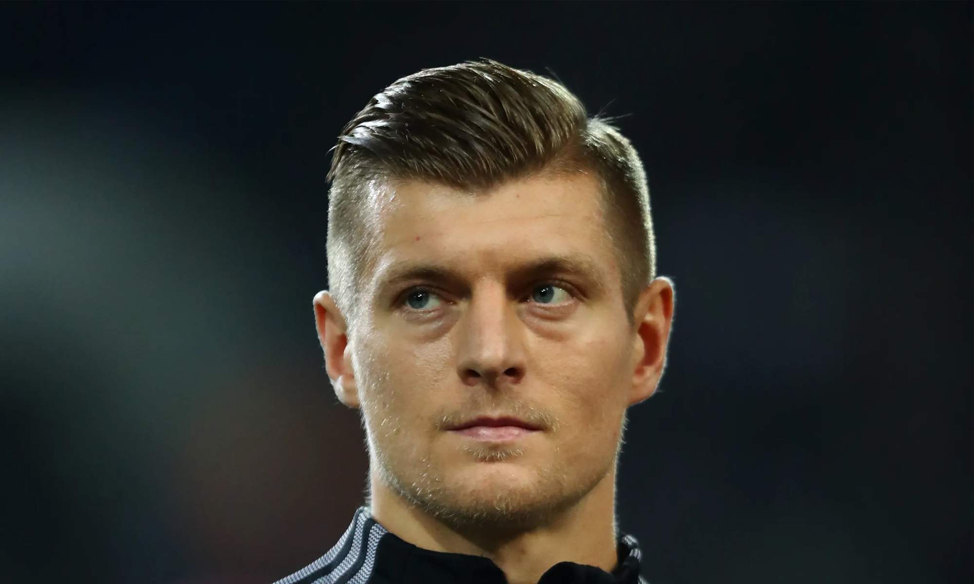 Toni Kroos antes de jugar un partido.