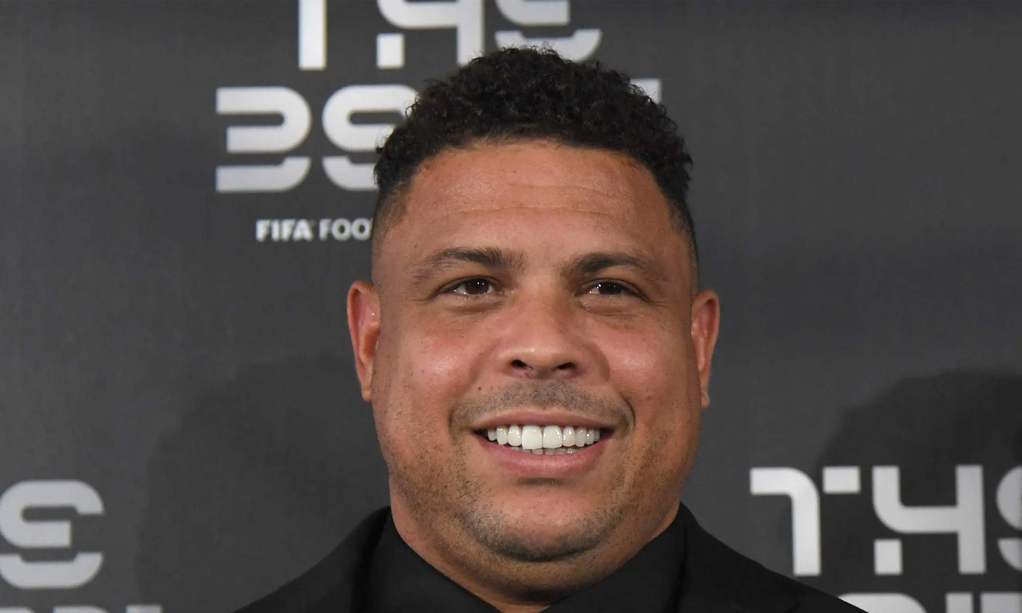 Ronaldo Nazario en la gala de un premio The Best. 