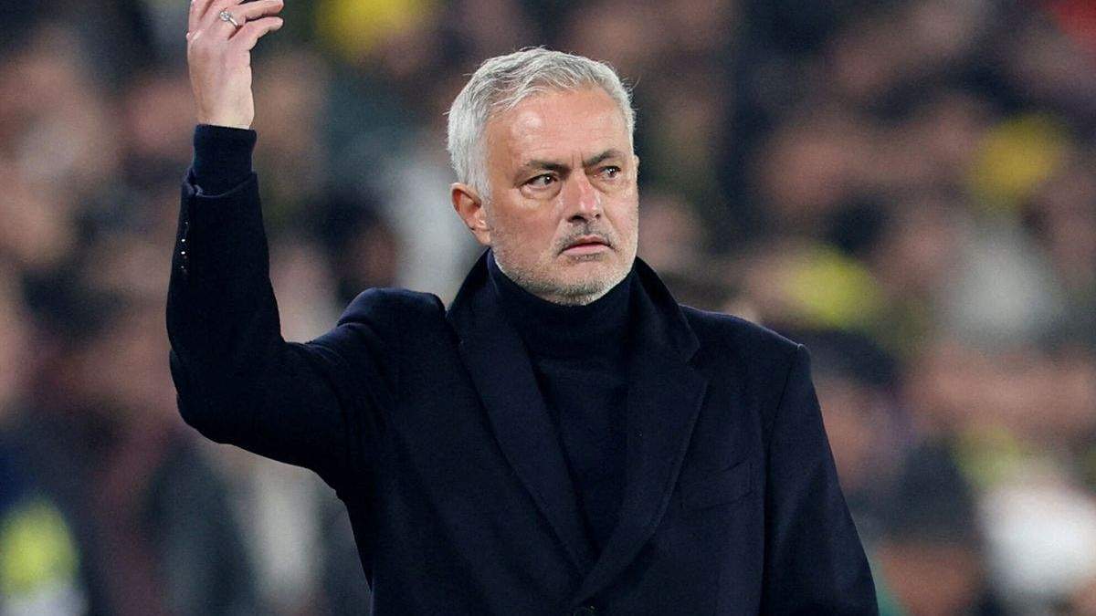 José Mourinho durante un partido. José Mourinho durante un partido.