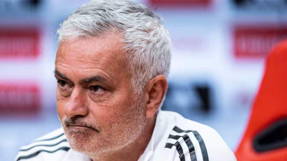 José Mourinho, en la rueda de prensa de este domingo. José Mourinho, en la rueda de prensa de este domingo.