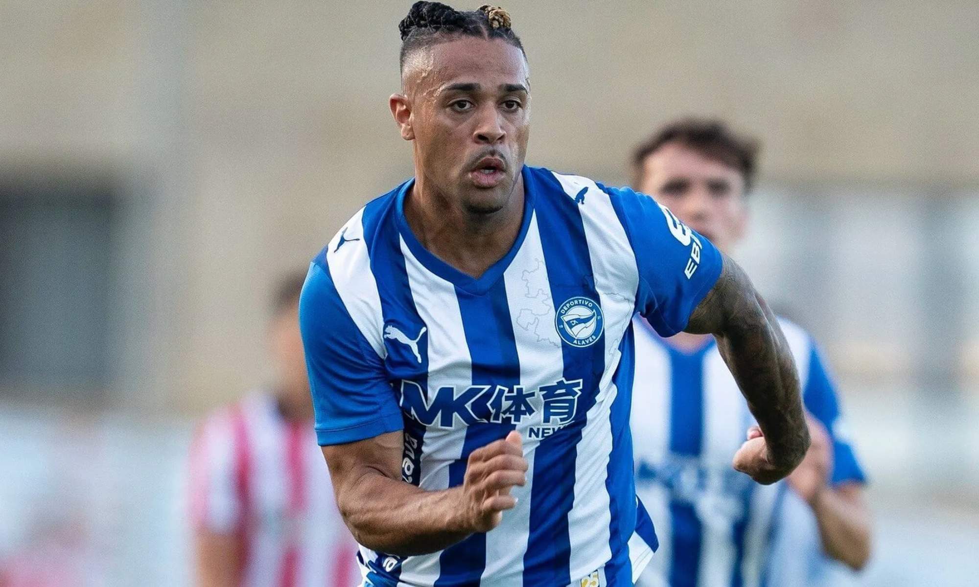 Mariano Díaz, en un partido con el Alavés durante esta temporada. Mariano Díaz, en un partido con el Alavés durante esta temporada.