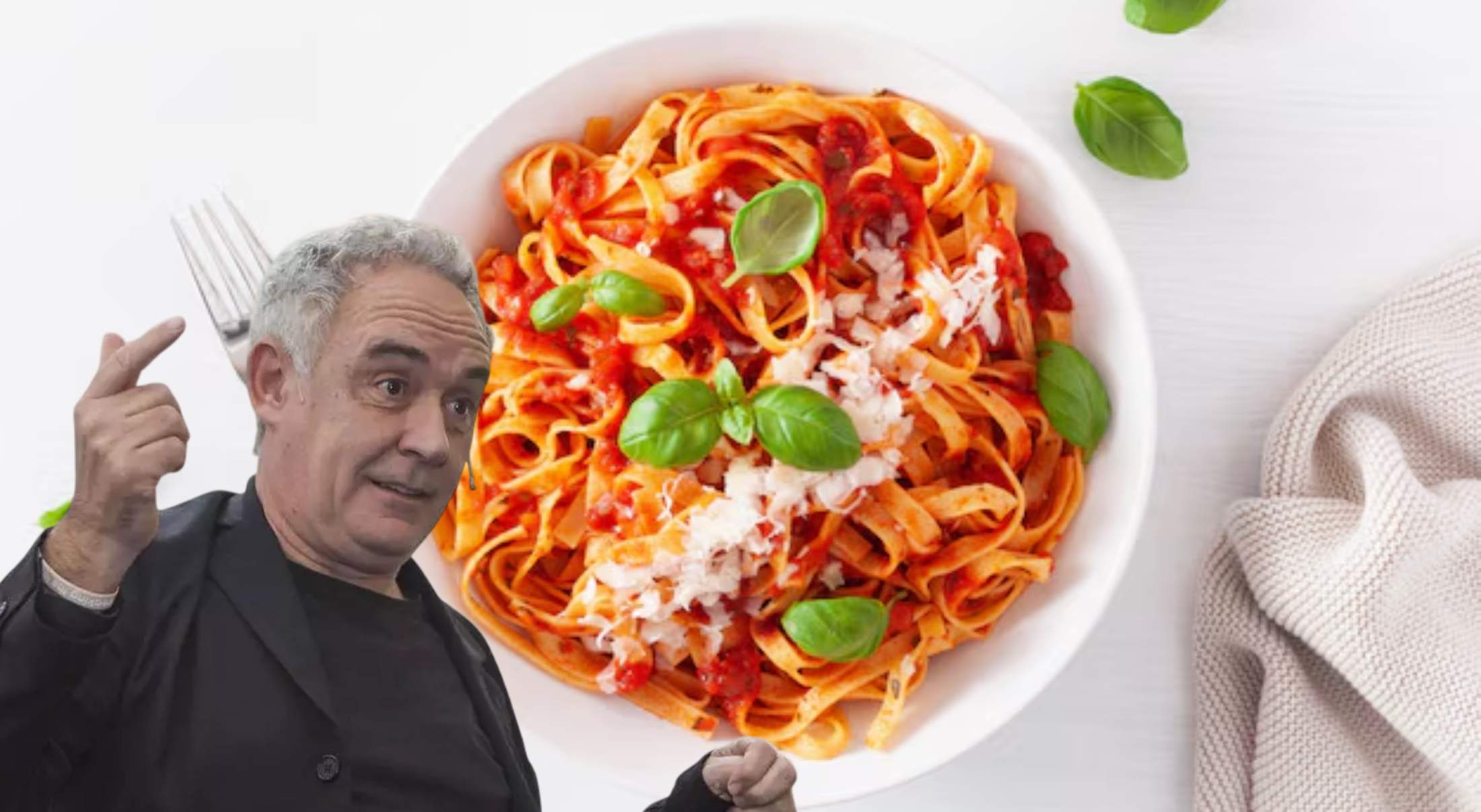 La receta de espaguetis de Ferrán Adriá