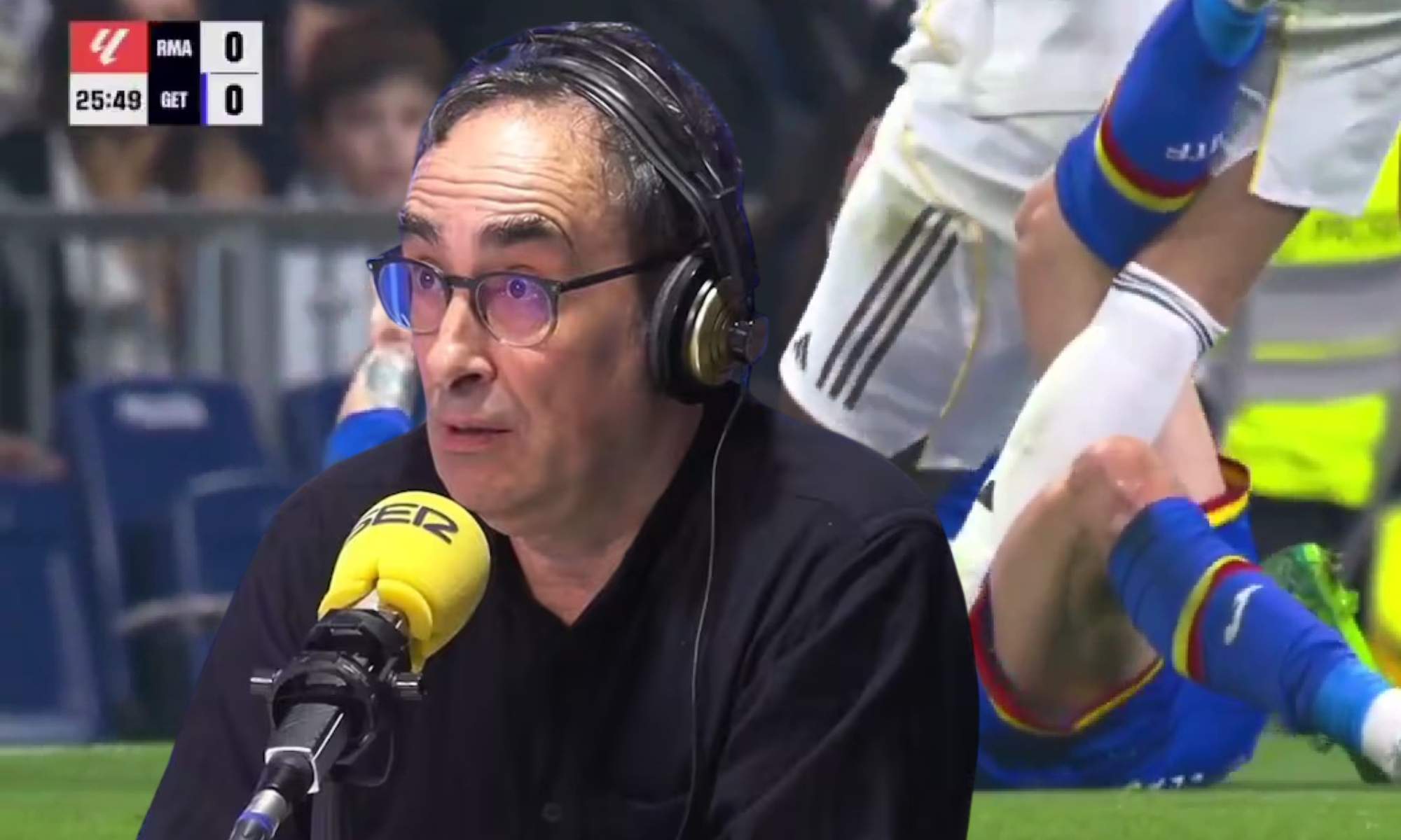 Iturralde cree que Rüdiger tuvo que ser expulsado durante el Real Madrid - Getafe Iturralde cree que Rüdiger tuvo que ser expulsado durante el Real Madrid - Getafe