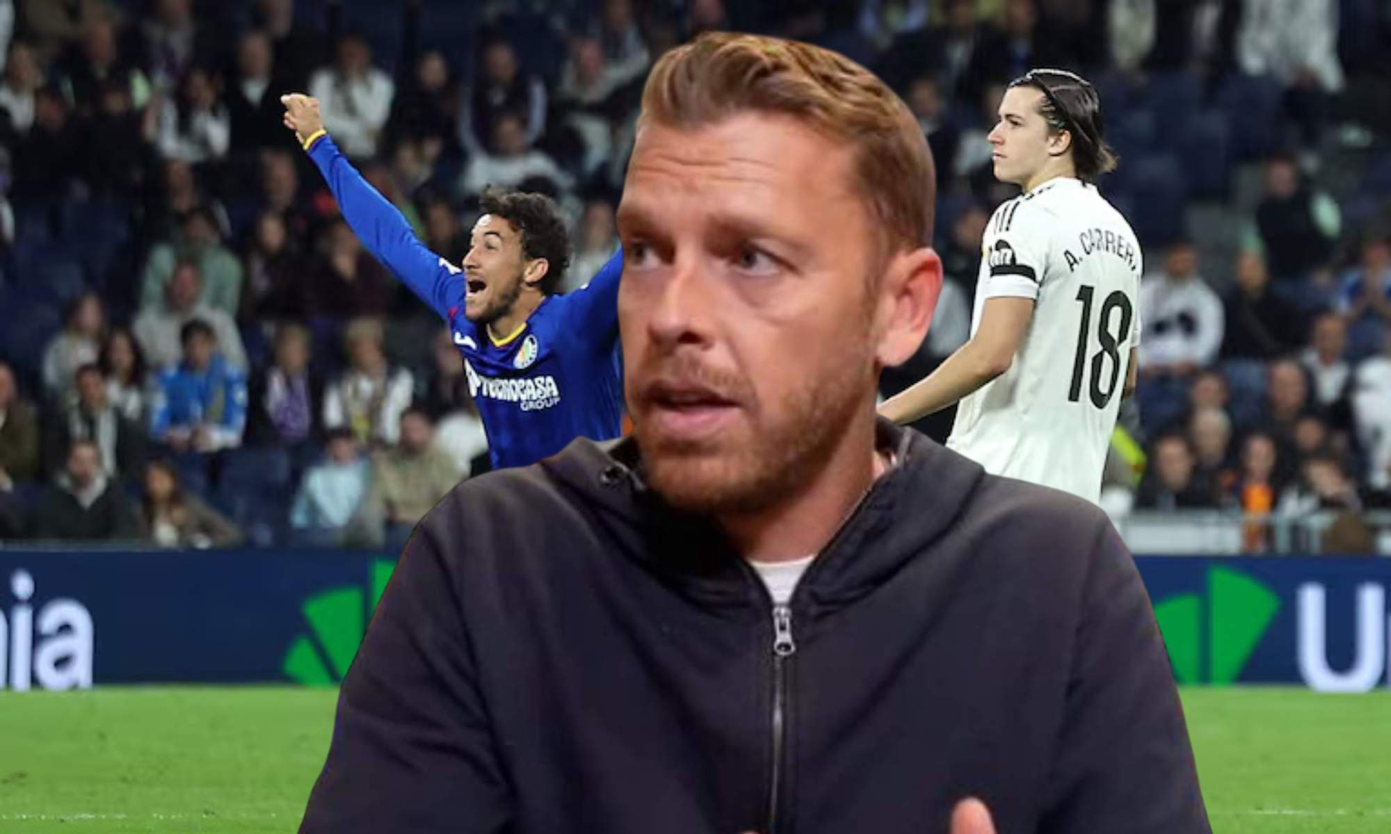 Jota Jordi se burla del Real Madrid tras la derrota de los blancos ante el Getafe