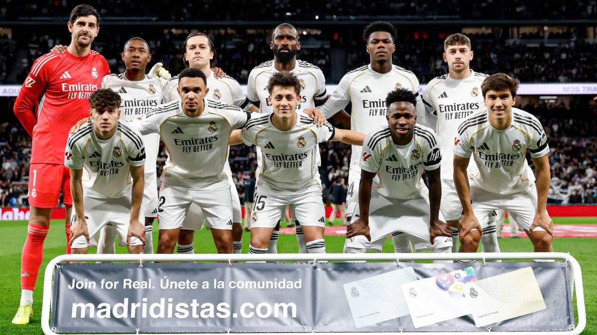 Once del Real Madrid frente al Getafe