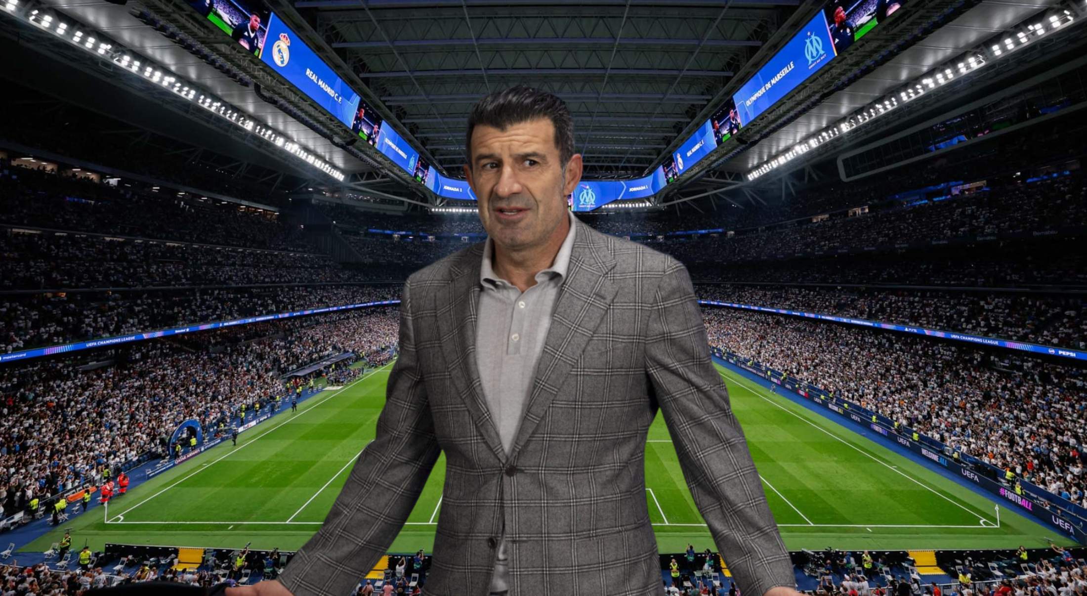Luis Figo habla sobre el Bernabéu