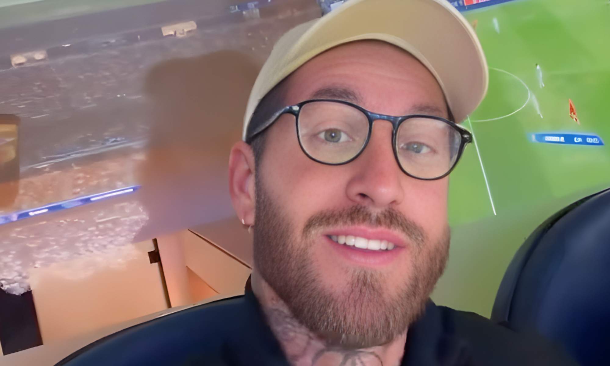 Sergio Ramos, durante una de sus visitas recientes al Santiago Bernabéu. Sergio Ramos, durante una de sus visitas recientes al Santiago Bernabéu.