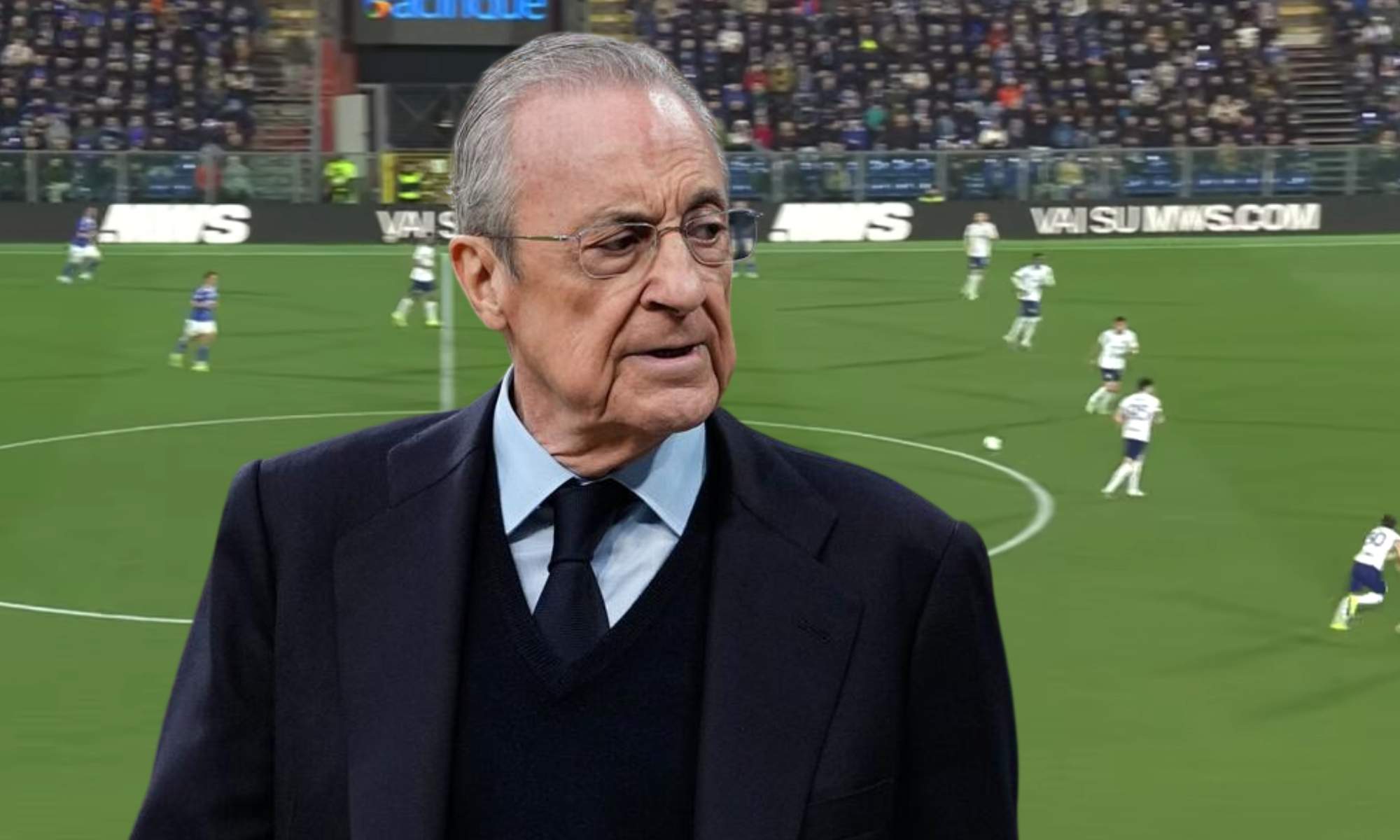 Florentino Pérez descarta la posible llegada de este central del Inter de Milán