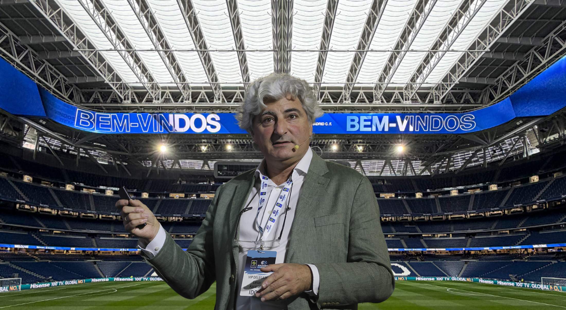 César Azcárate habla de las gradas del Bernabéu