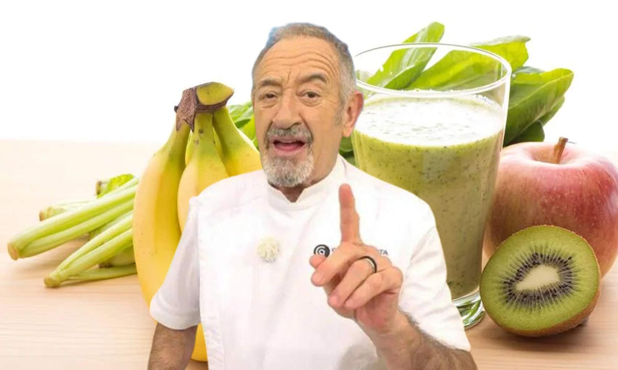 Karlos Arguiñano y una receta para un batido. 