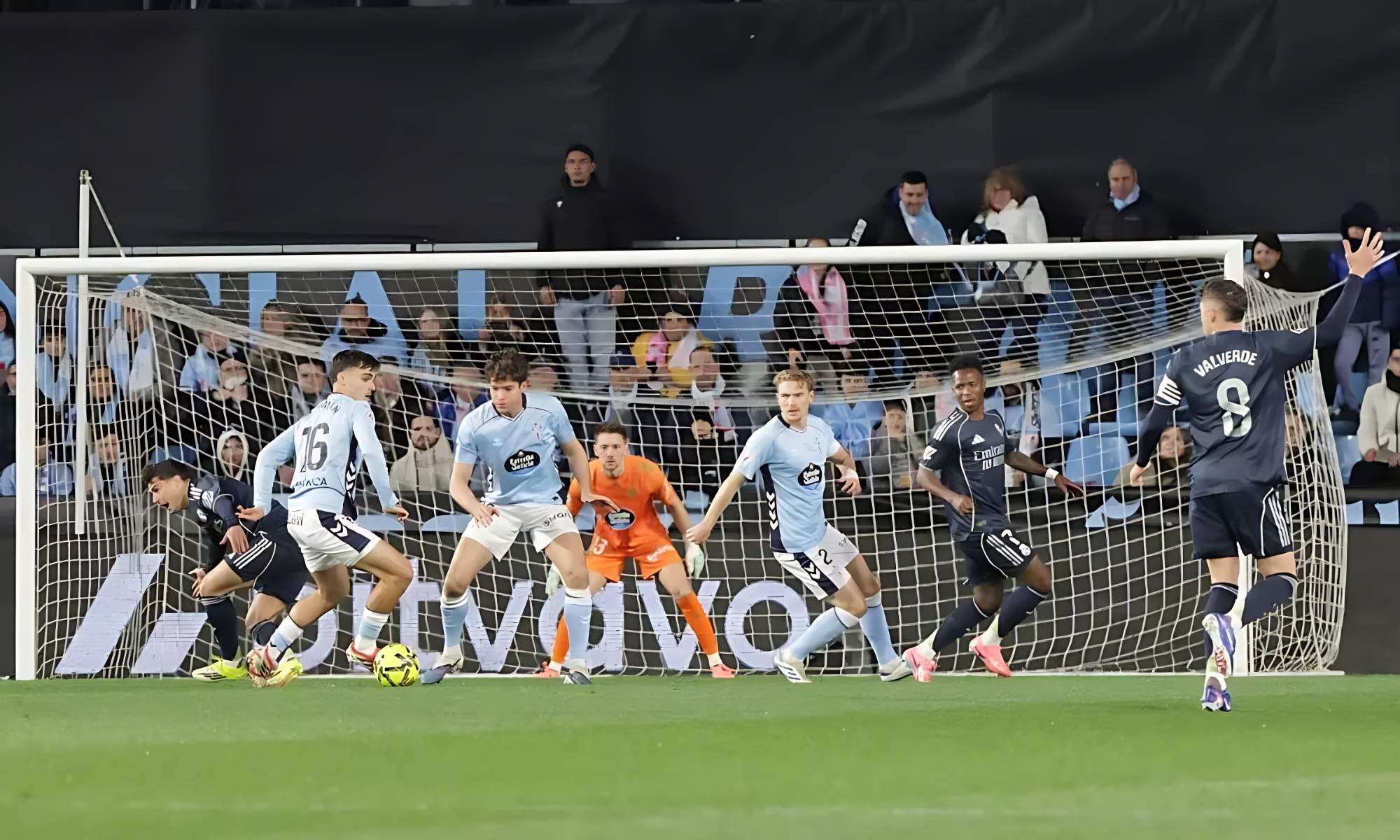 Radiografía del Celta 1-1 Real Madrid al descanso: el gol de Tchouameni es insuficiente