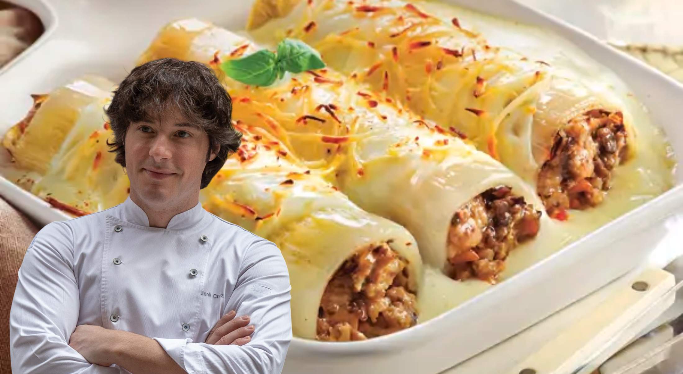 La receta de canelones de carne de Jordi Cruz