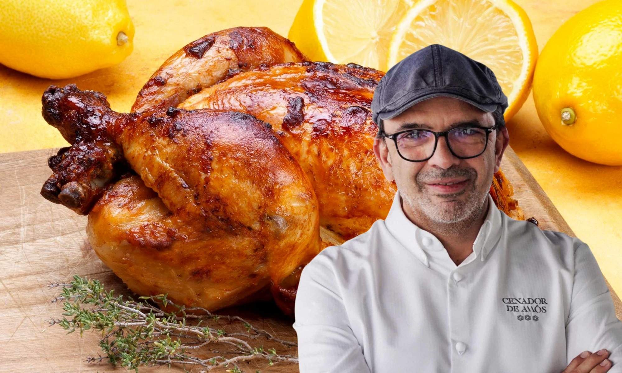 Jesús Sánchez, chef con tres estrellas Michelín: "Un pollo asado rico lo haces con medio limón, tomillo fresco, sal, pimienta y una carne de corral y ecológica"