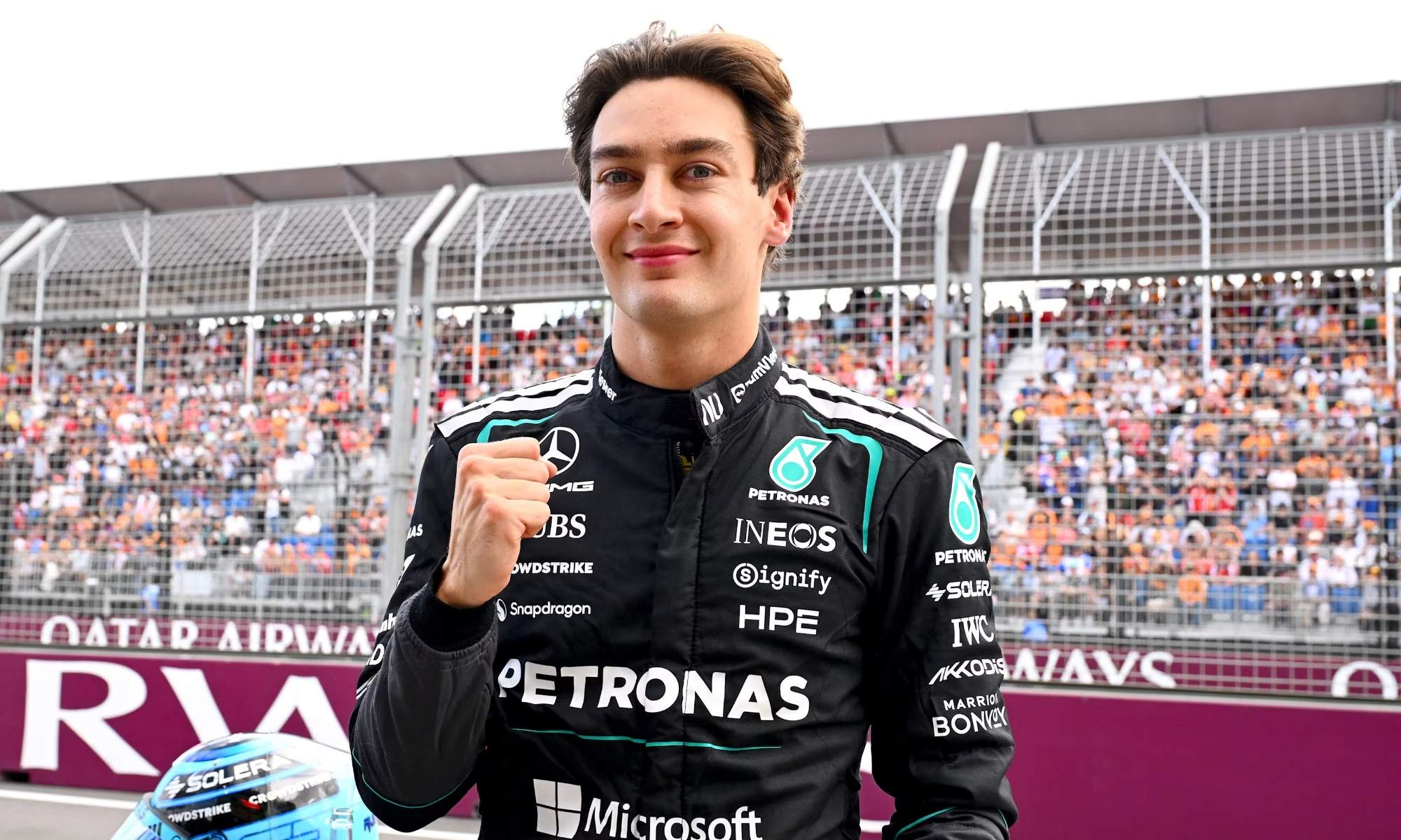 George Russell, sobre su infancia: "Durante 10 años de mi carrera, siempre miraba dónde estaba mi padre, él siempre quería más de mí para conseguir uno de estos 20 asientos"