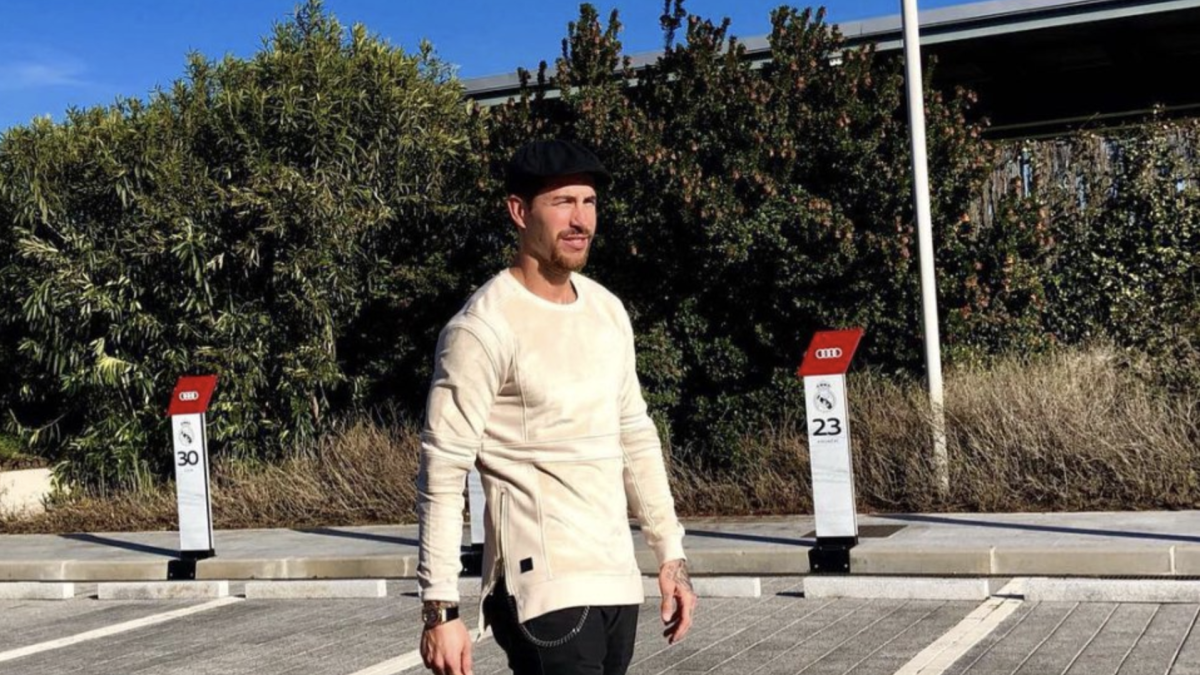 Sergio Ramos vestido de calle