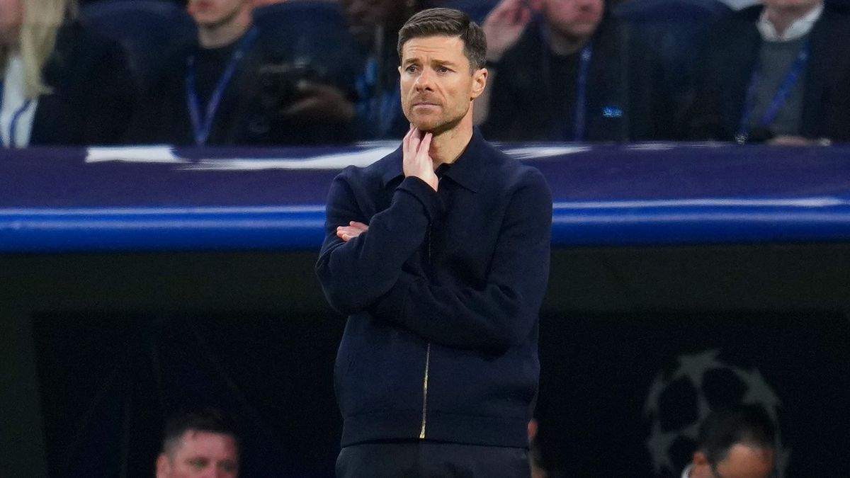 Xabi Alonso en un partido del Real Madrid. 