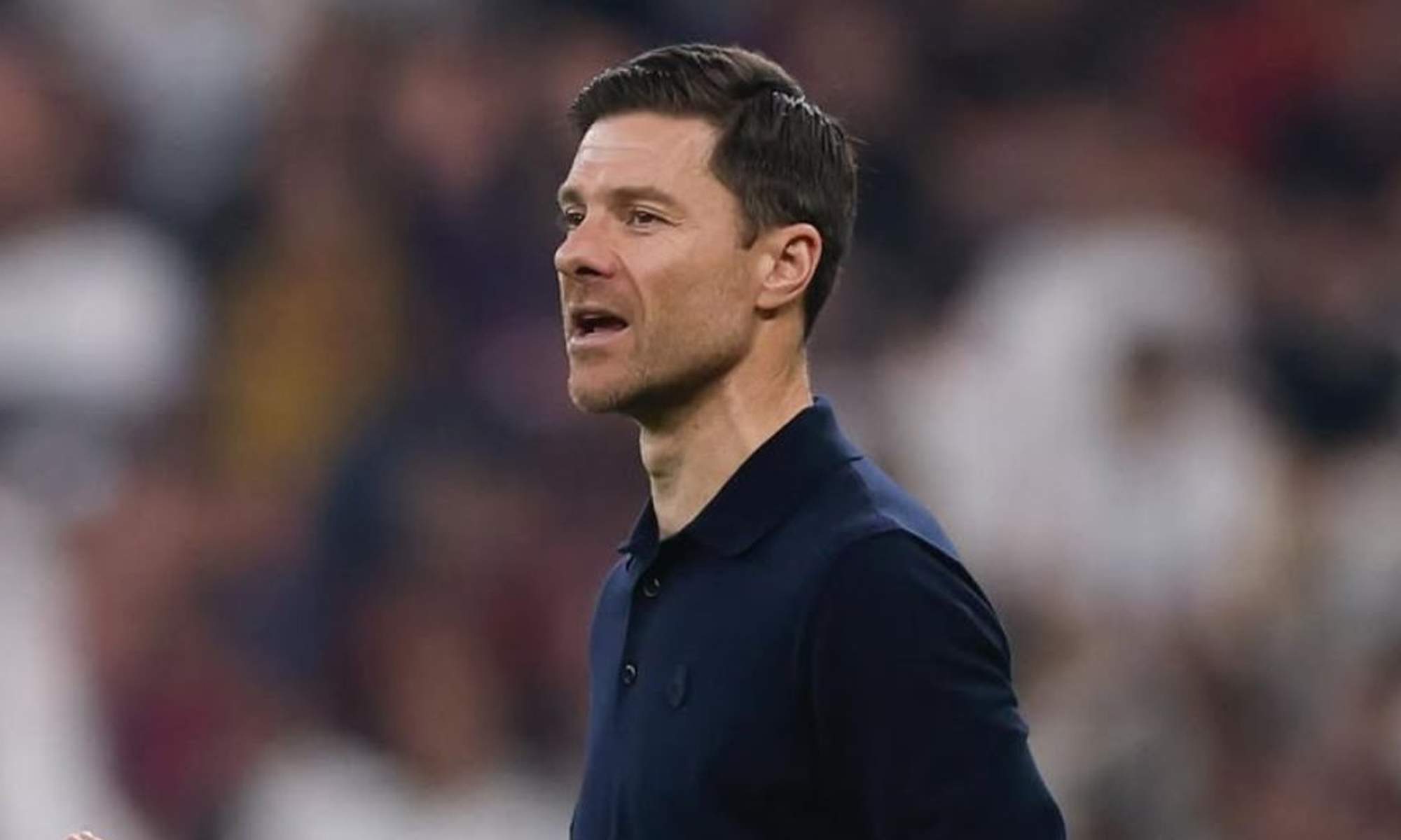 Xabi Alonso en un partido del Real Madrid. 