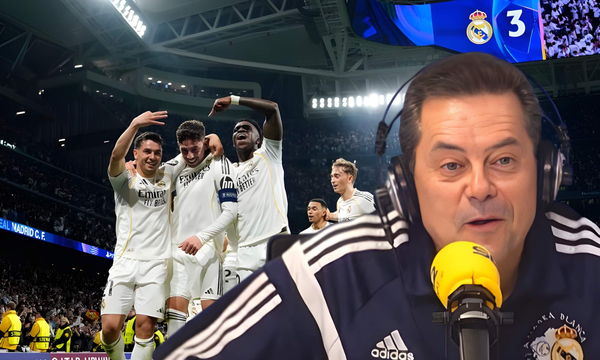Tomás Roncero ha apuntado a dos jugadores del Real Madrid por su flojo partido ante el Manchester City.