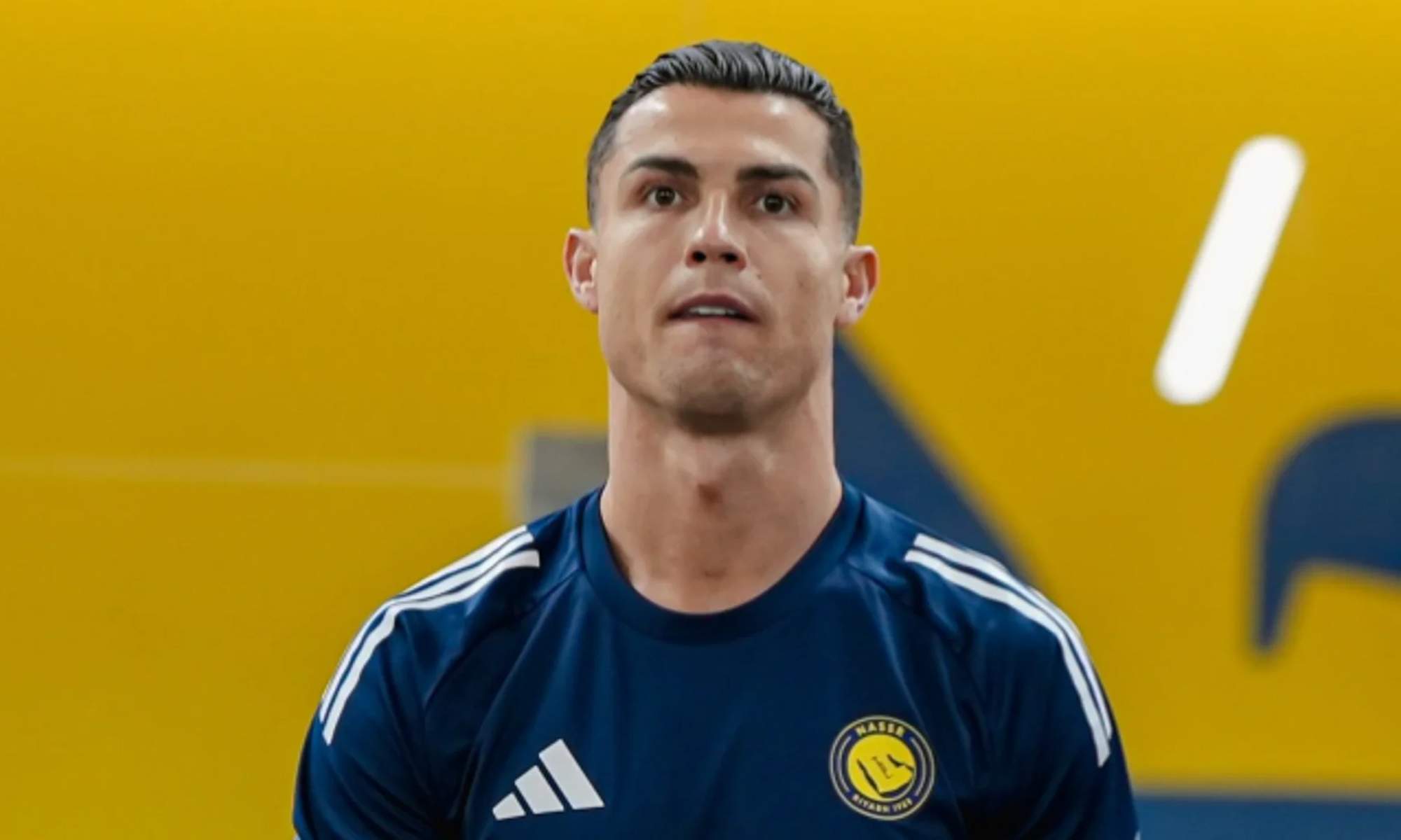 Cristiano Ronaldo durante un entrenamiento con el Al Nassr.