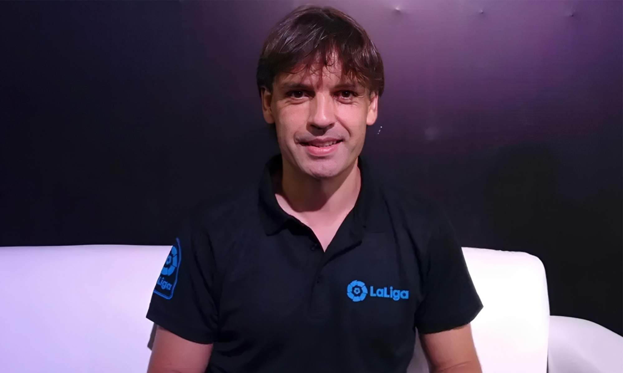 Fernando Morientes en un acto de LaLiga. 