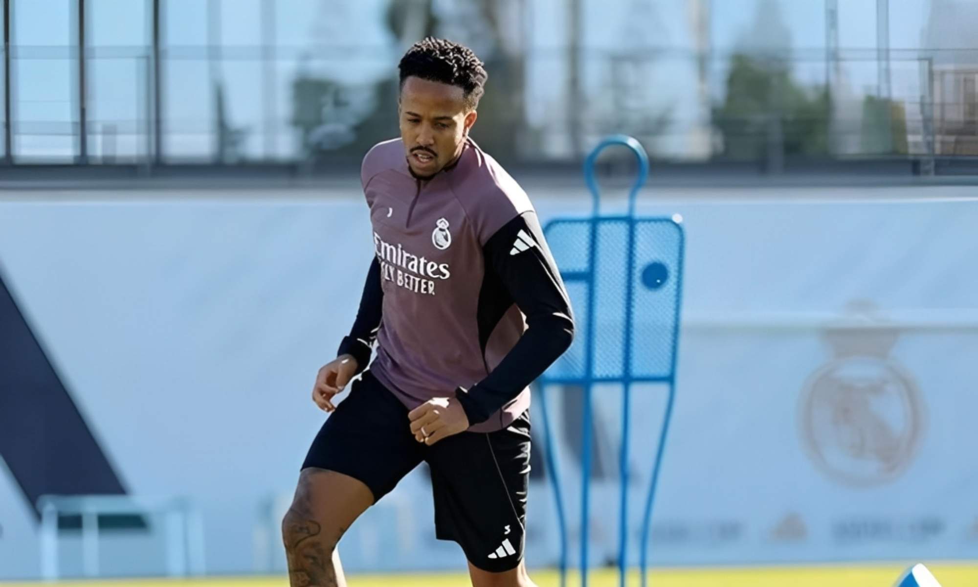Eder Militao ya se entrena junto al resto de sus compañeros: su regreso, más cerca