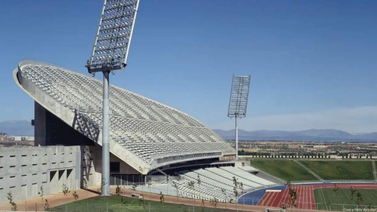La Peineta antes de las obras La Peineta antes de las obras