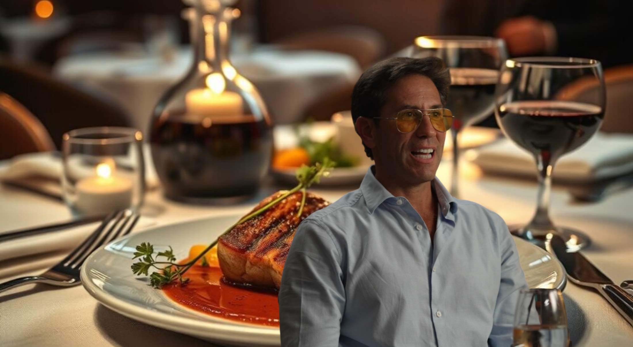 Marcus Apud opina que hay que cenar mucho antes de dormir