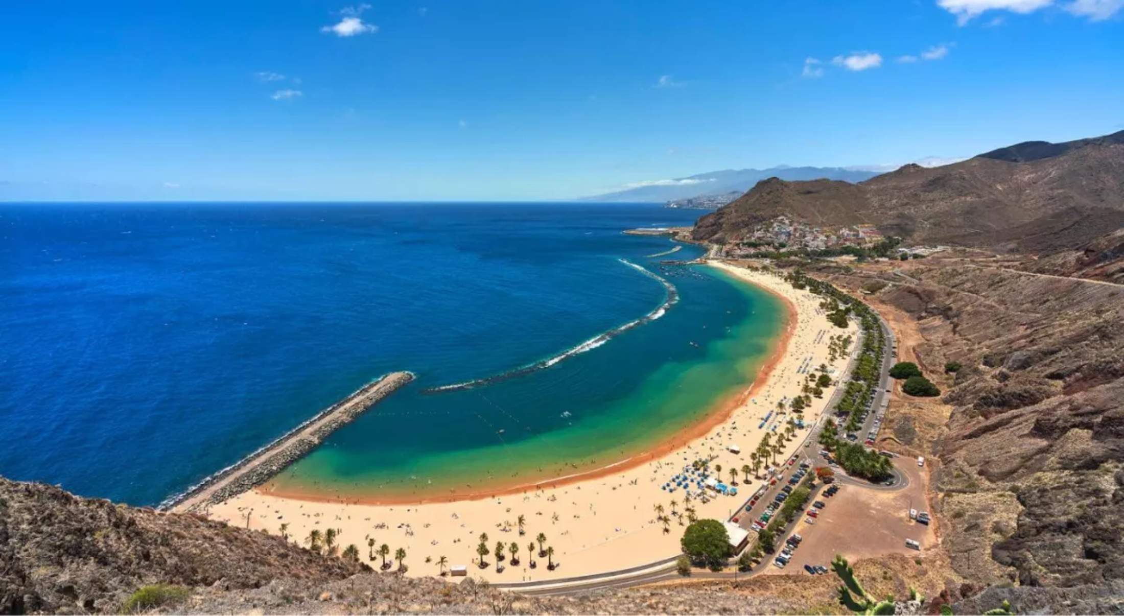 La playa de Las Teresitas en Tenerife, el Punta Cana español