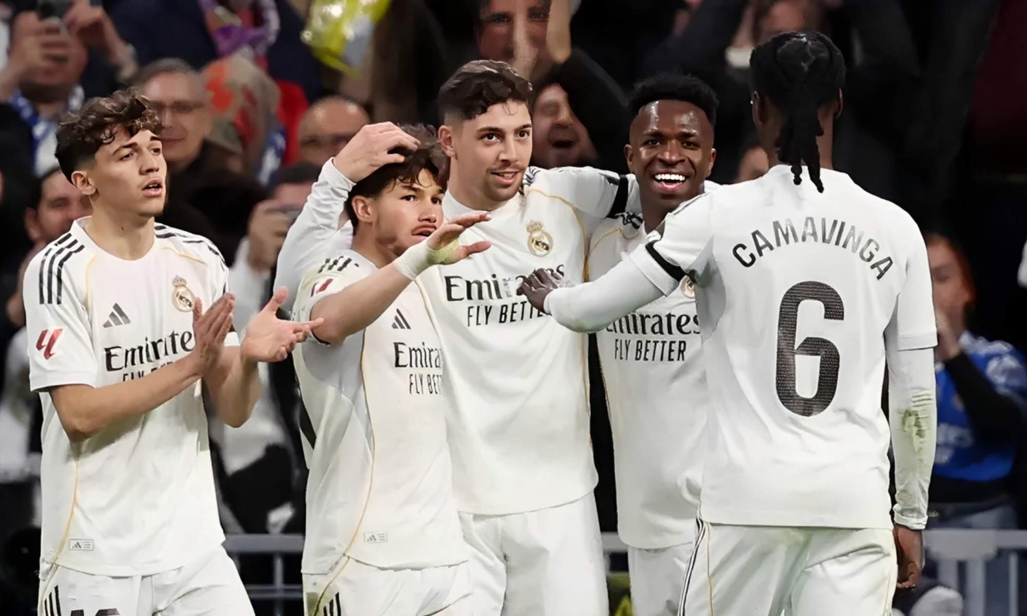 El Real Madrid hace los deberes contra el Elche y se pone a un punto del Barça