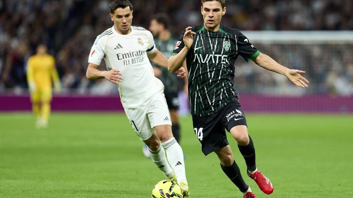 Brahim Díaz, durante el Real Madrid - Elche