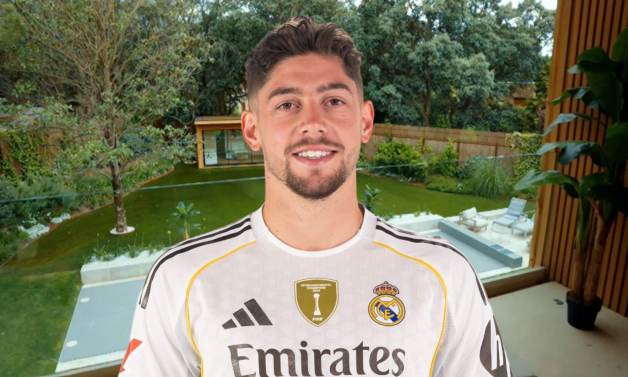 Fede Valverde y su casa de Madrid. 