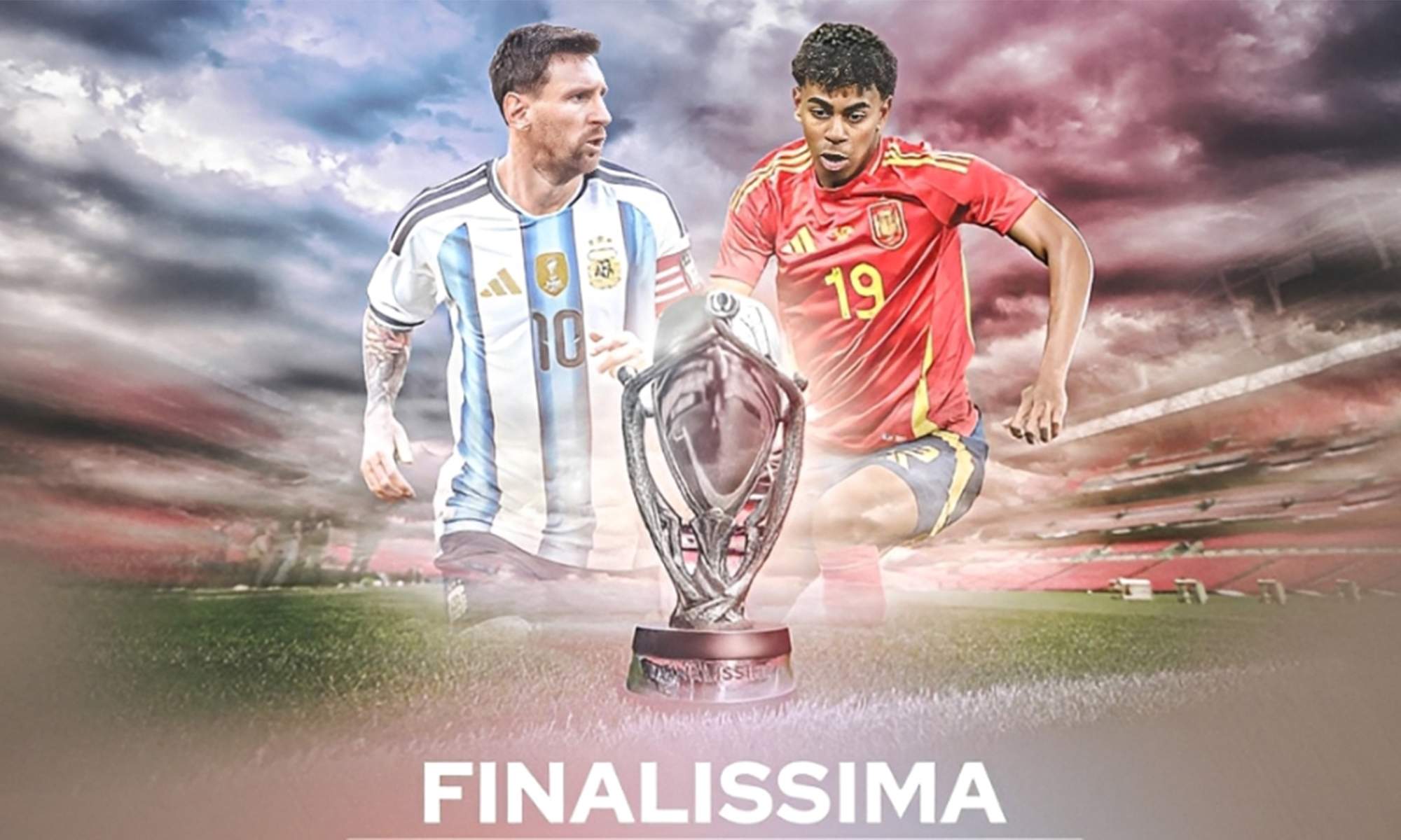 El duelo entre Argentina y España por la Finalissima. 