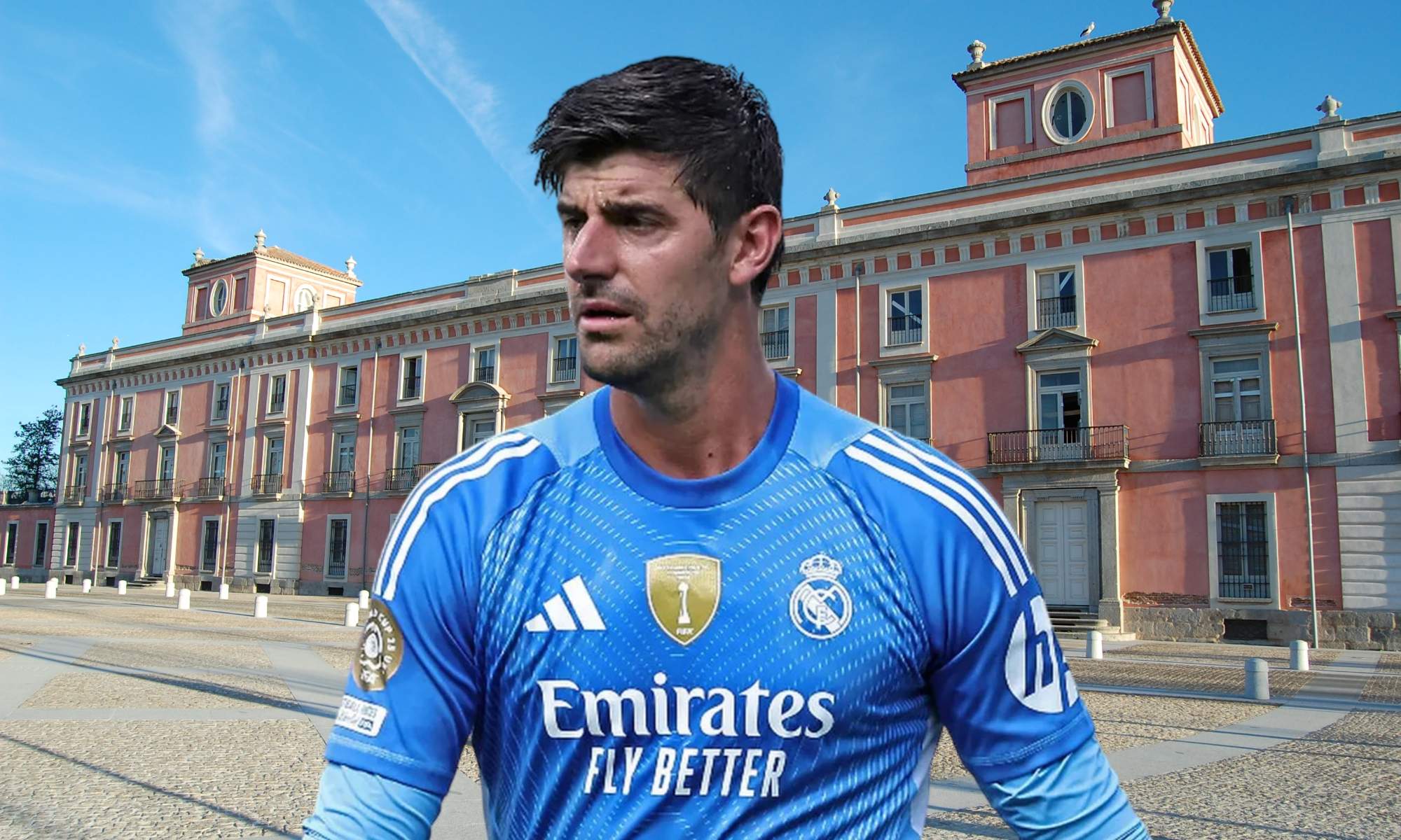 Thibaut Courtois vive cerca de un importante palacio madrileño.