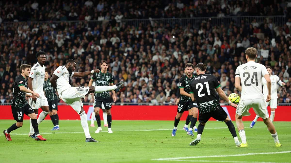El gol de Antonio Rüdiger contra el Elche
