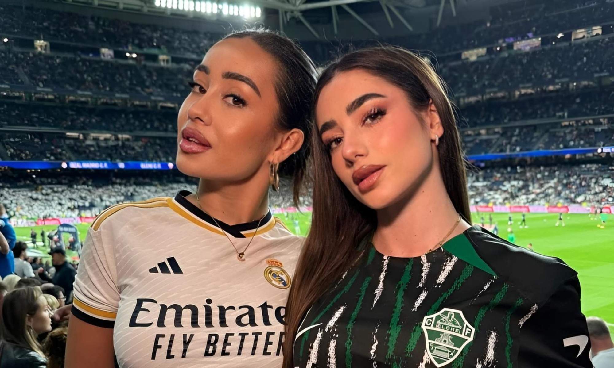 Dos influencers generan polémica tras visitar el estadio Santiago Bernabéu en un partido del Madrid: "Ellas solas se humillan"