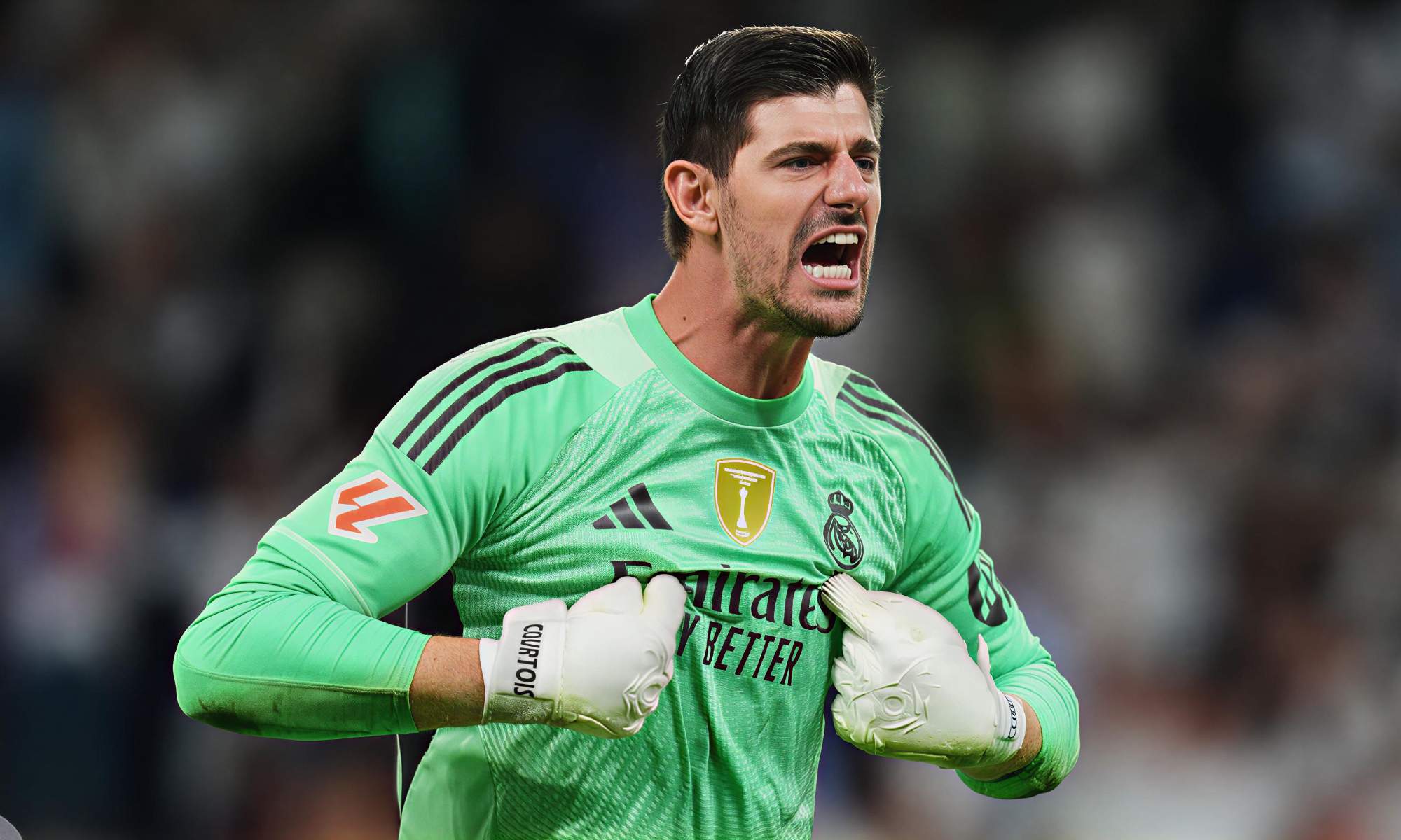 Thibaut Courtois se ha lesionado en el partido de esta noche contra el Manchester City en el Etihad.