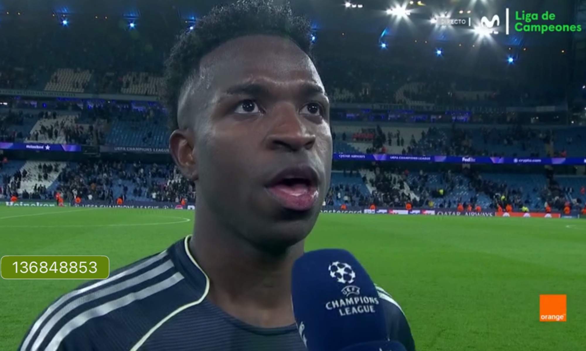 El 'palo' de Vinicius a la afición del City: "El fútbol es bueno porque siempre da otra oportunidad"