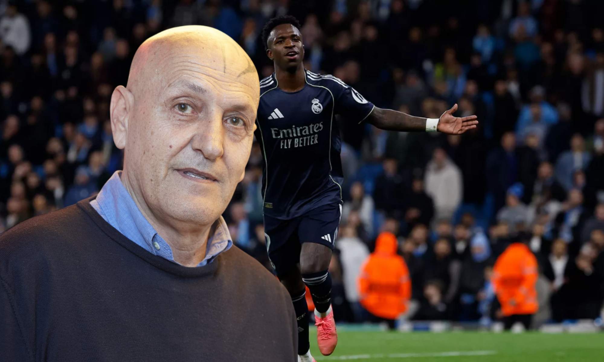Coto Matamoros da un 'palo' a Vinicius tras su doblete en el Etihad