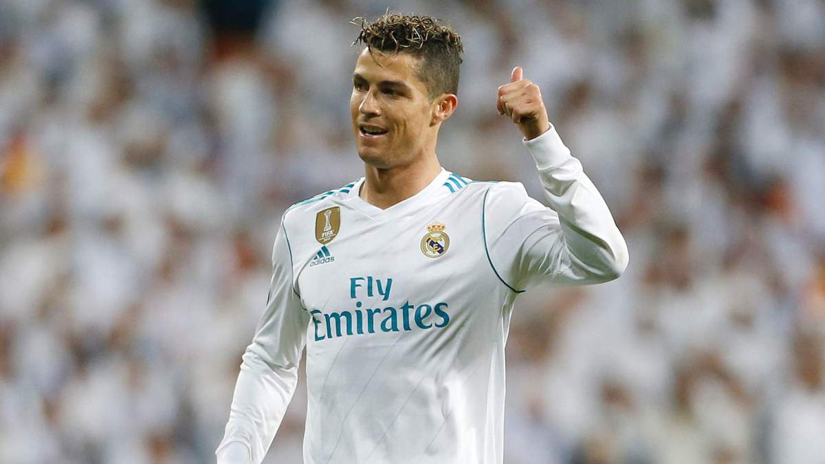 Cristiano Ronaldo, en un partido con el Real Madrid.