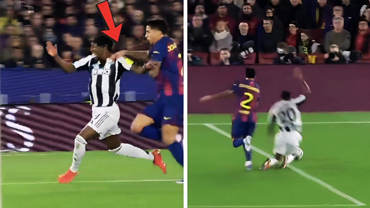 El claro penalti de Joao Cancelo sobre Anthony Elanga El claro penalti de Joao Cancelo sobre Anthony Elanga