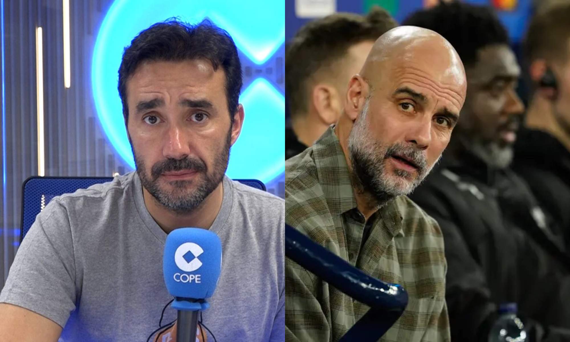 Juanma Castaño carga contra Pep Guardiola por su actitud tras perder ante el Real Madrid