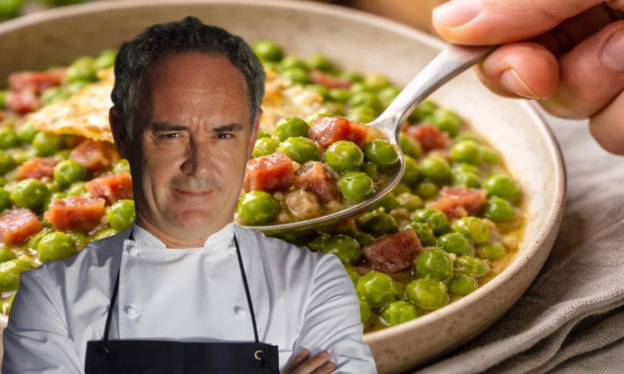 La clave que da el chef Ferran Adriá sobre los guisantes