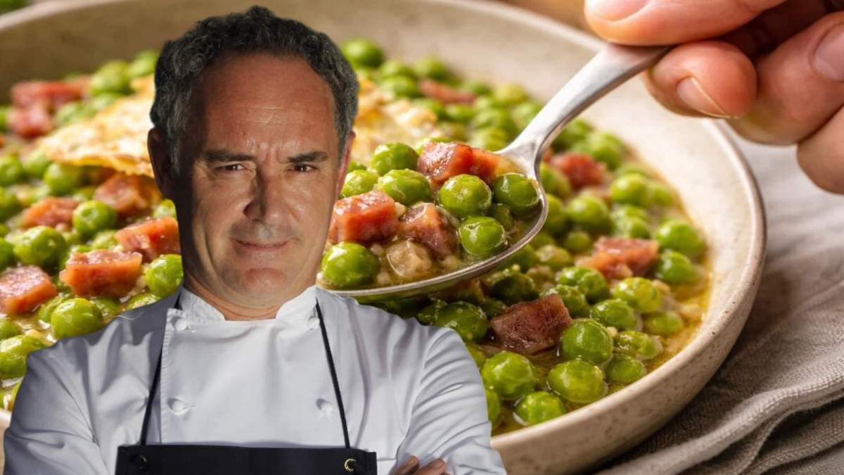 La clave que da el chef Ferran Adriá sobre los guisantes