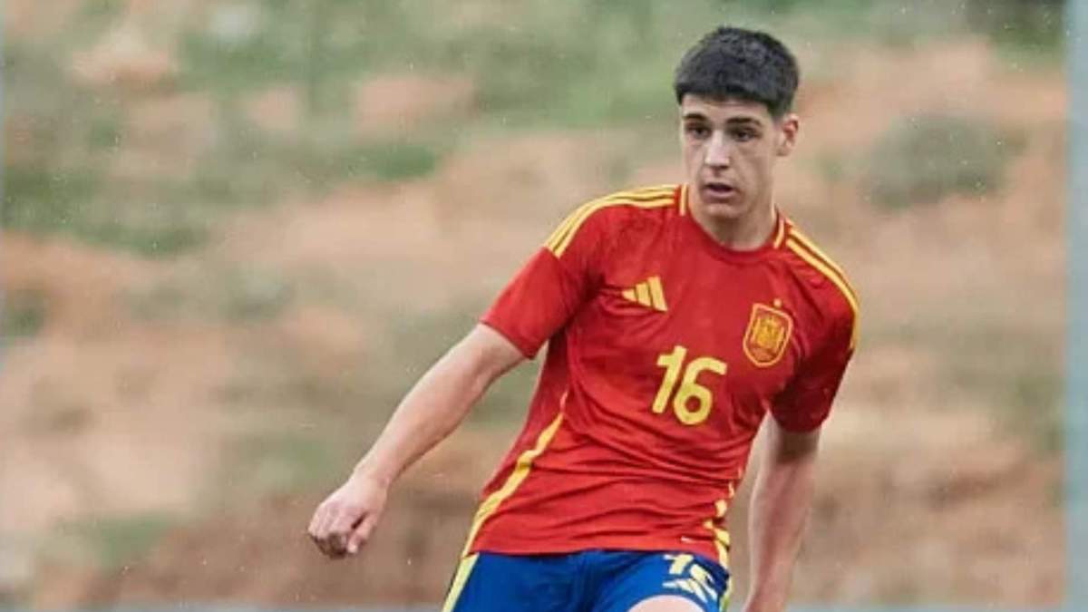 El hijo de David Albelda en su debut con España