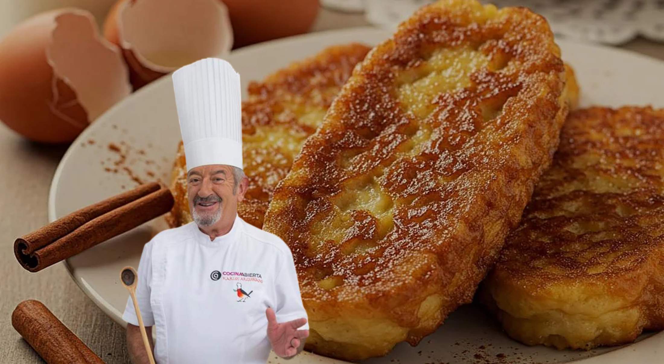 El truco de Karlos Arguiñano para unas torrijas jugosas