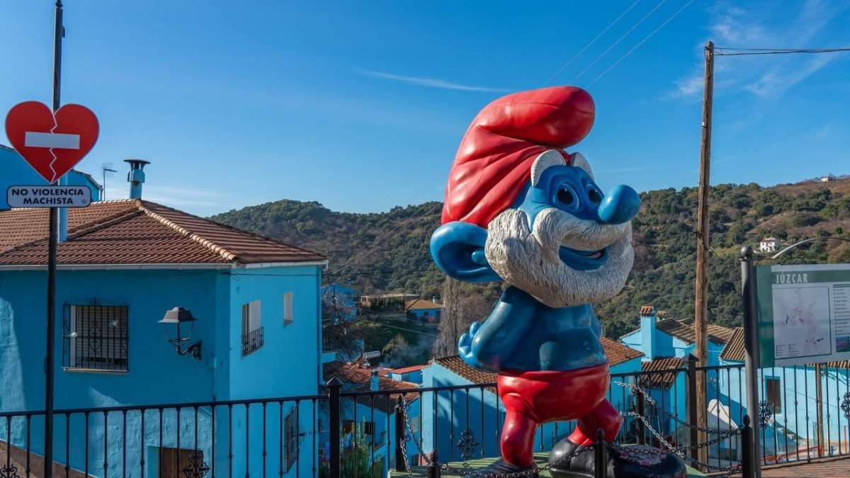 Júzcar, el pueblo de los pitufos en Málaga