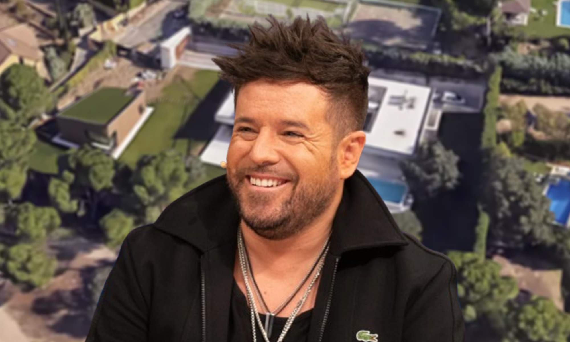 Pablo López y su chalet en Madrid. 