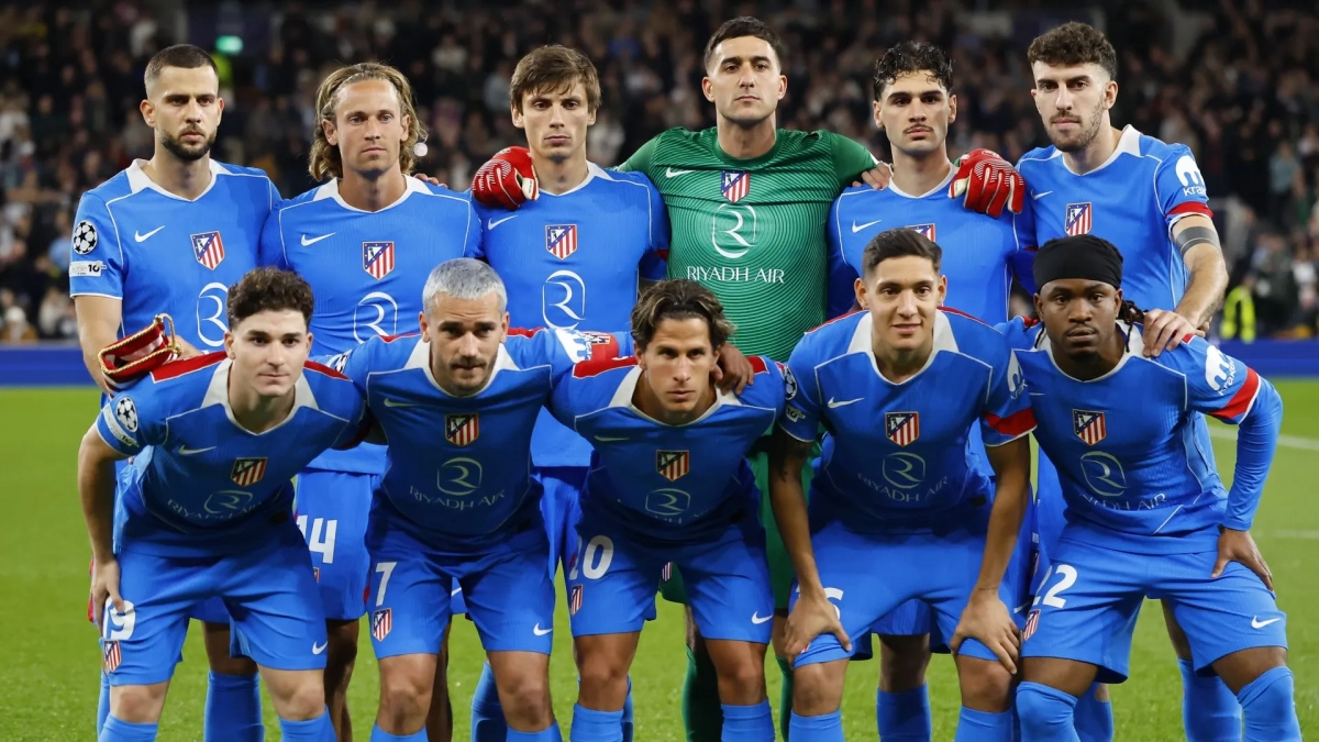 Once del Atlético de Madrid ante el Tottenham